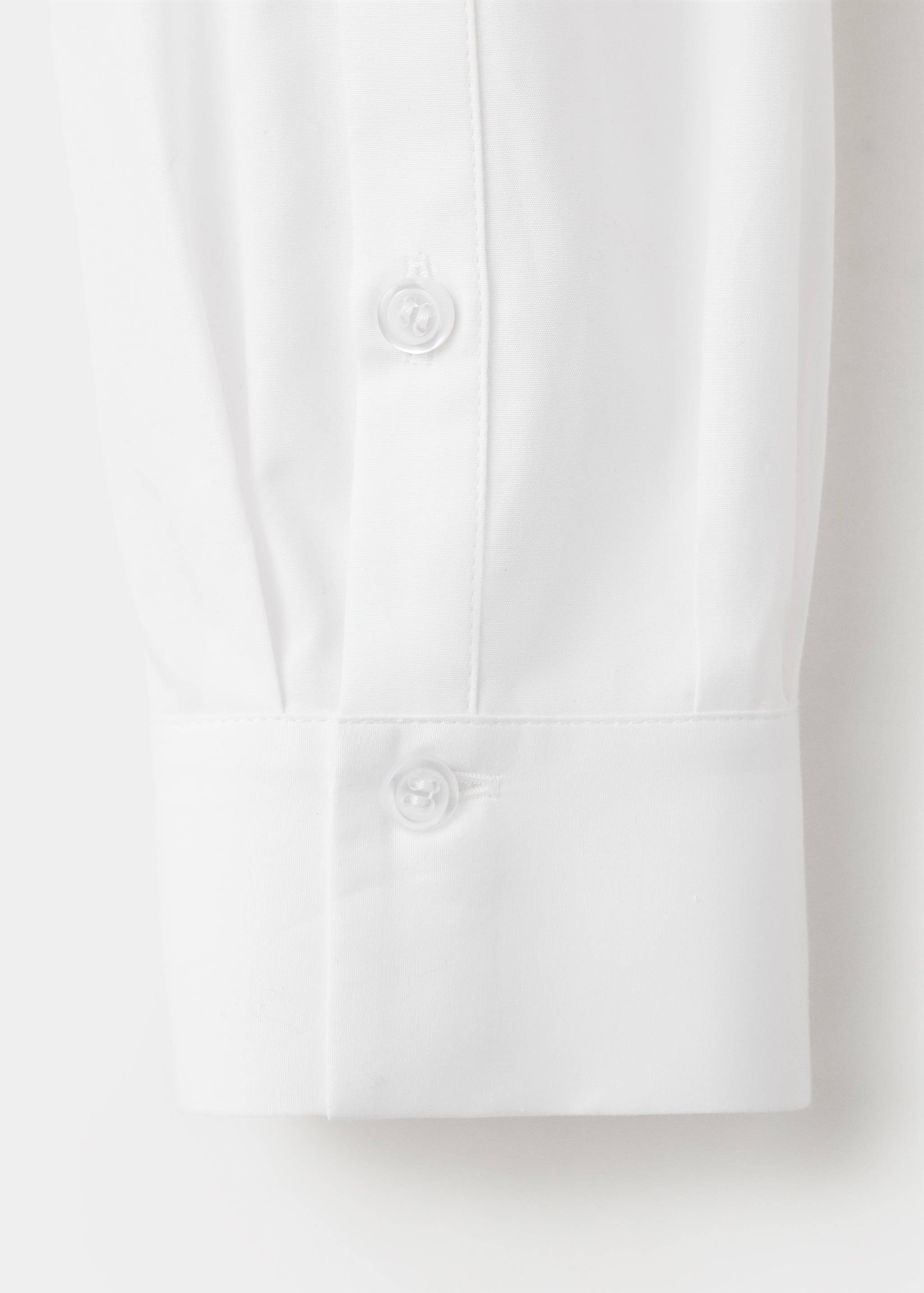 Cotton blouse with tie-neck - Details of the article 0
