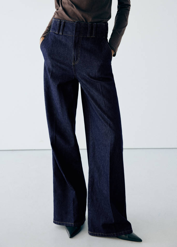 High-Waisted Wideleg Jeans