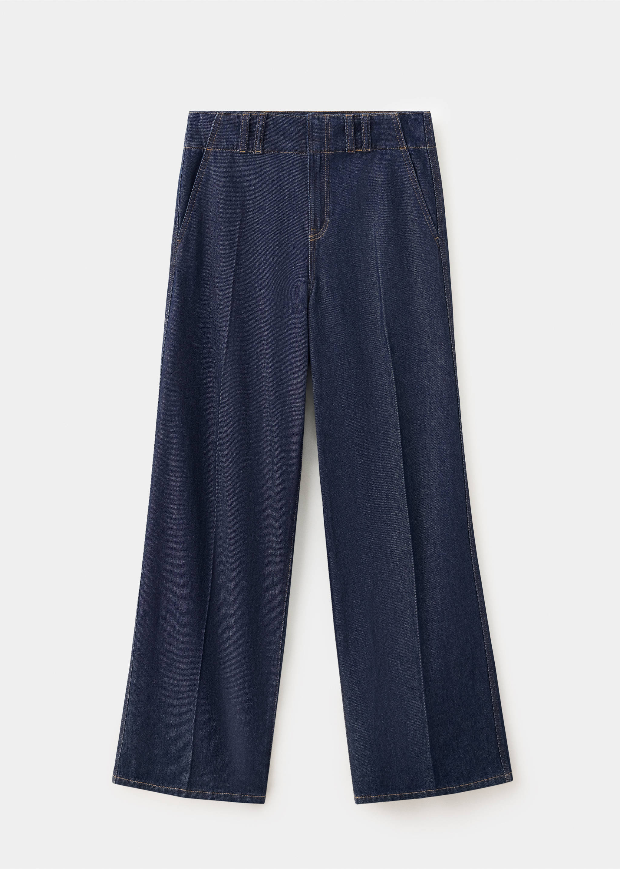 High waist straight jeans - Article without model, Open Blue. Ref: 37086747-00.