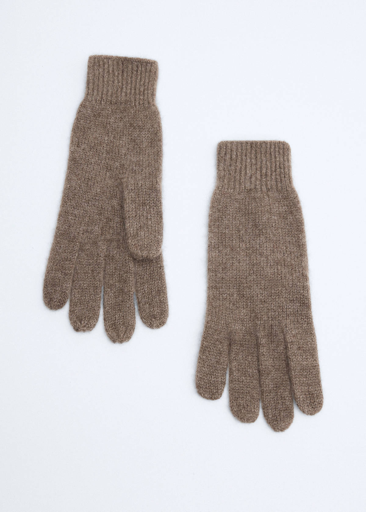 100% Cashmere gloves — Medium Brown