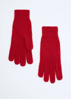 100% Cashmere gloves — Red 3