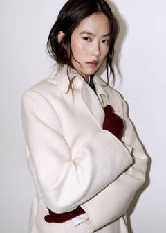 100% Cashmere gloves — Burgundy 1