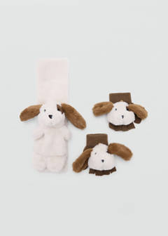 Dog scarf — Sand 4