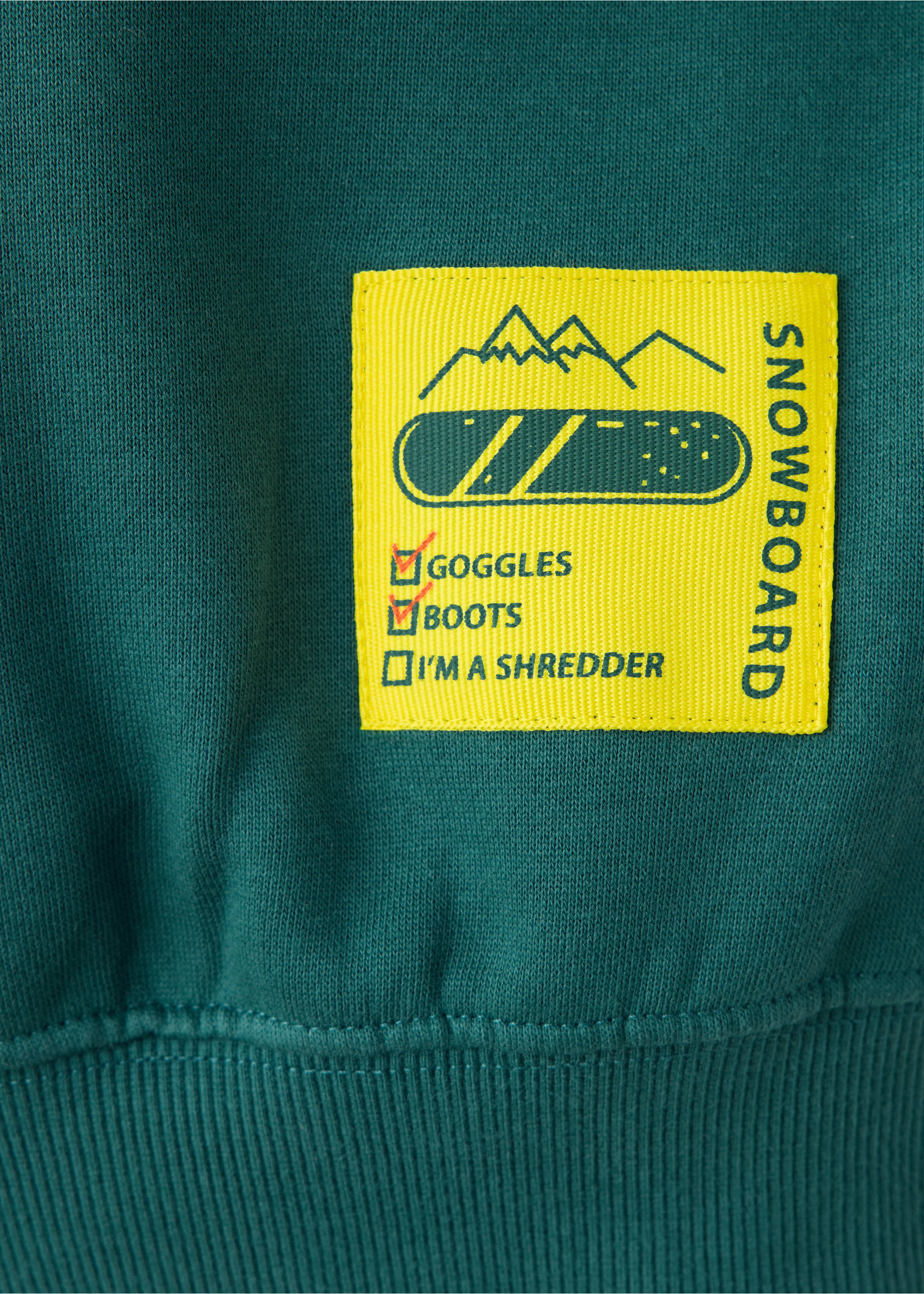 Sweatshirt s2alti - Деталь изделия 0, Зеленый бильярдного сукна. Ref: 37087119-00.