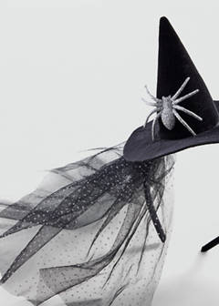 Halloween witch hat headband — Black 4