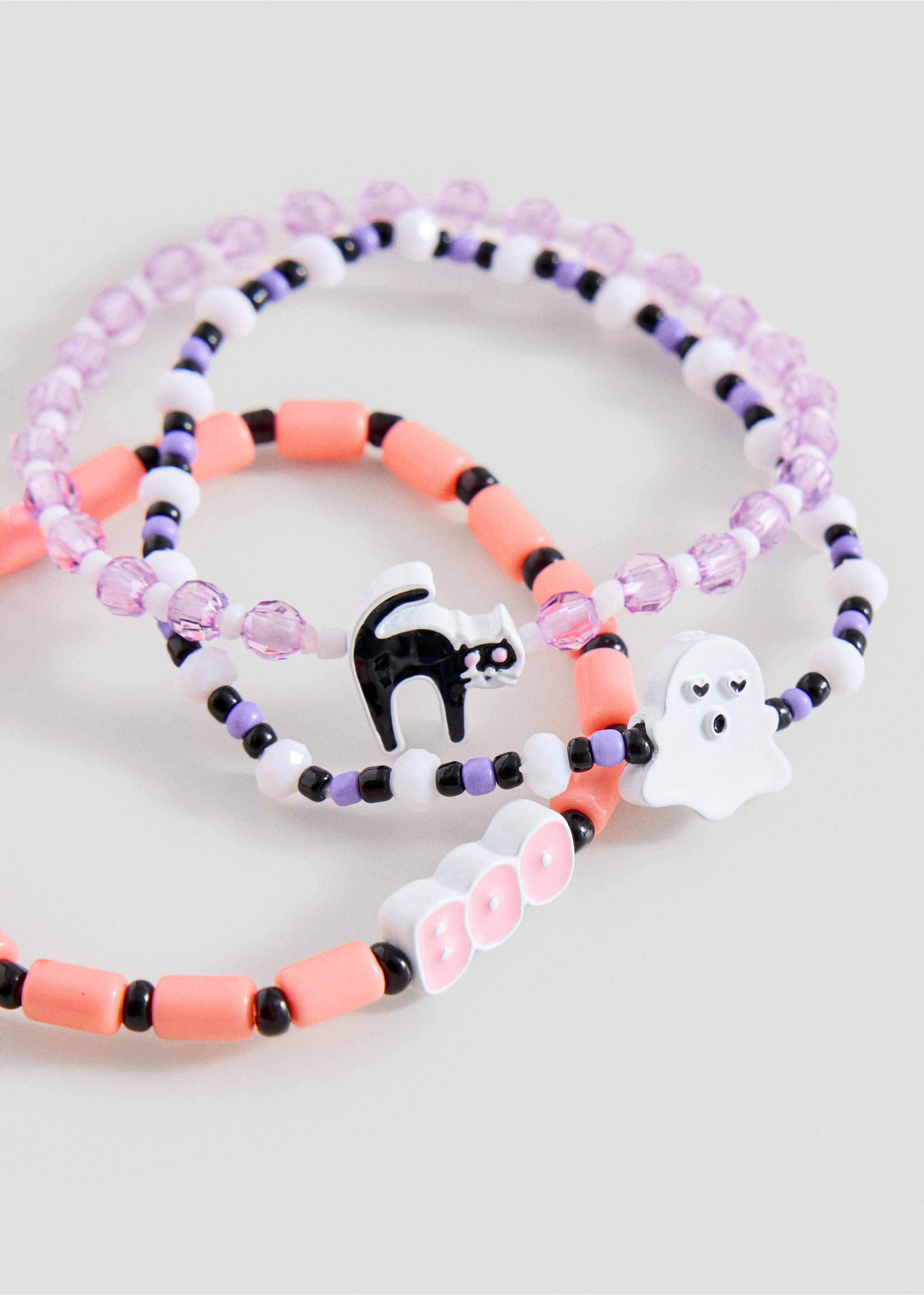 Halloween bracelet set - Medium plane, Lilac. Ref: 37087122-00.