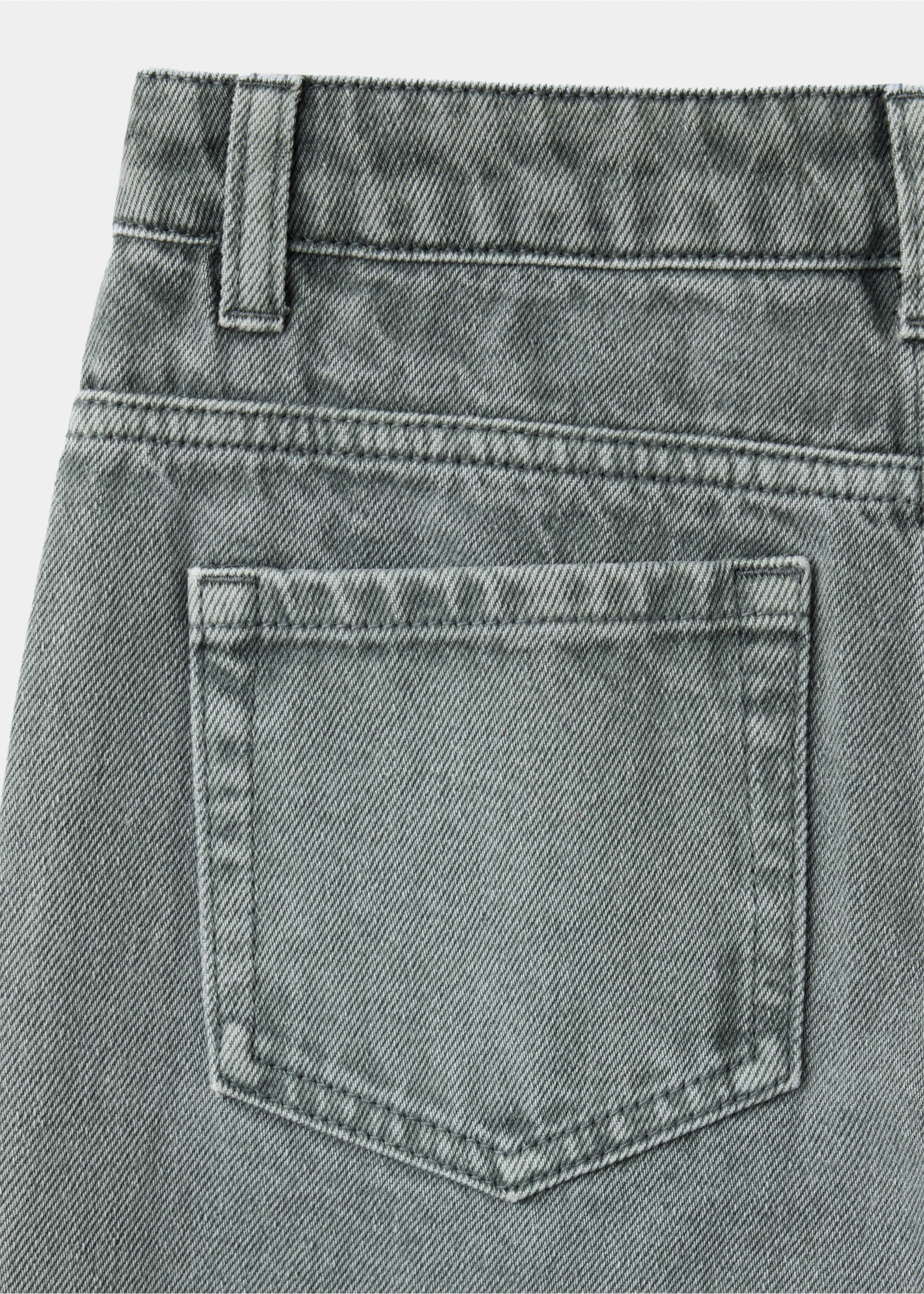 Balloon-leg denim trousers - Details of the article 0, Khaki. Ref: 37087128-00.