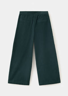 Straight-leg corduroy trousers — Dark Green 3