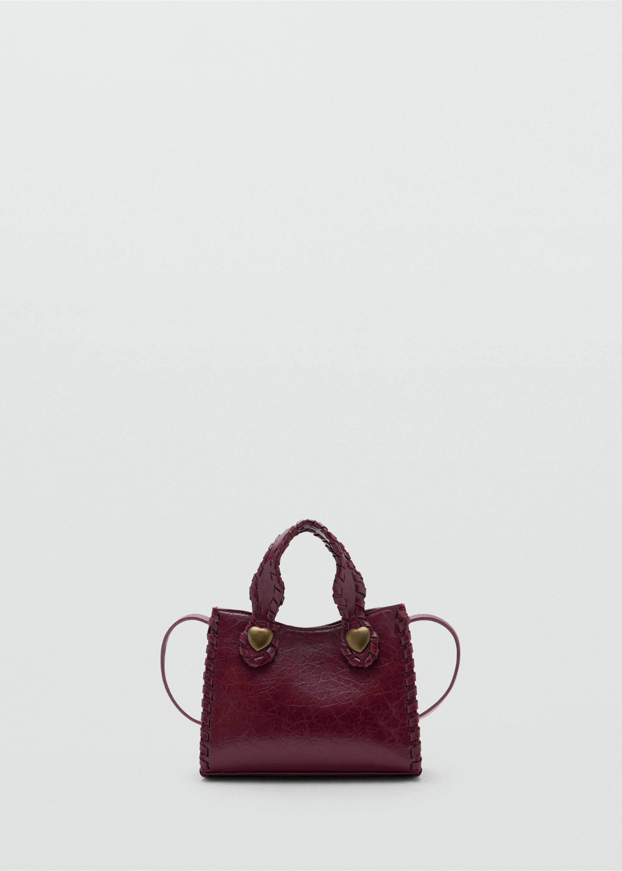 MINI BAG HEART - Article without model, Maroon. Ref: 37087132-00.
