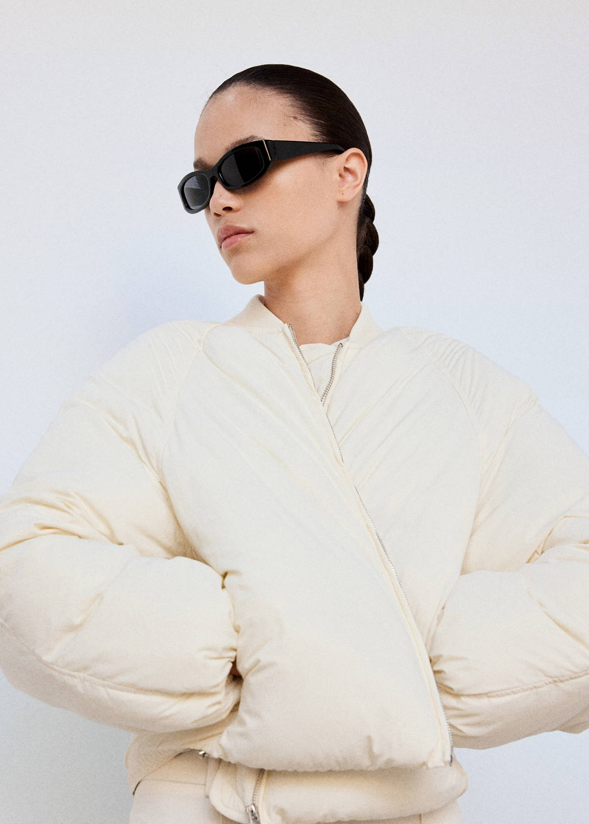 Quilted bomber jacket — Off White