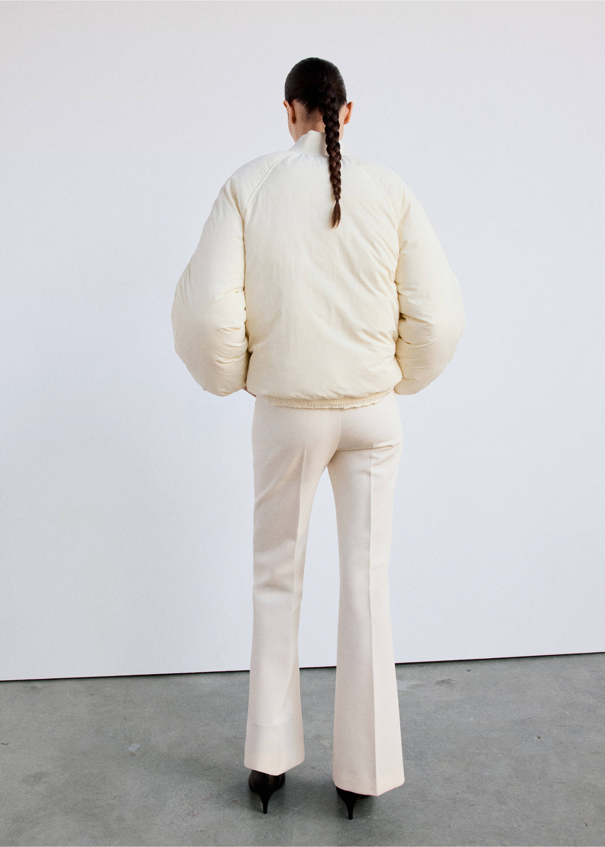 Anorak aloe - Reverse of the article, Off White. Ref: 37087772-00.