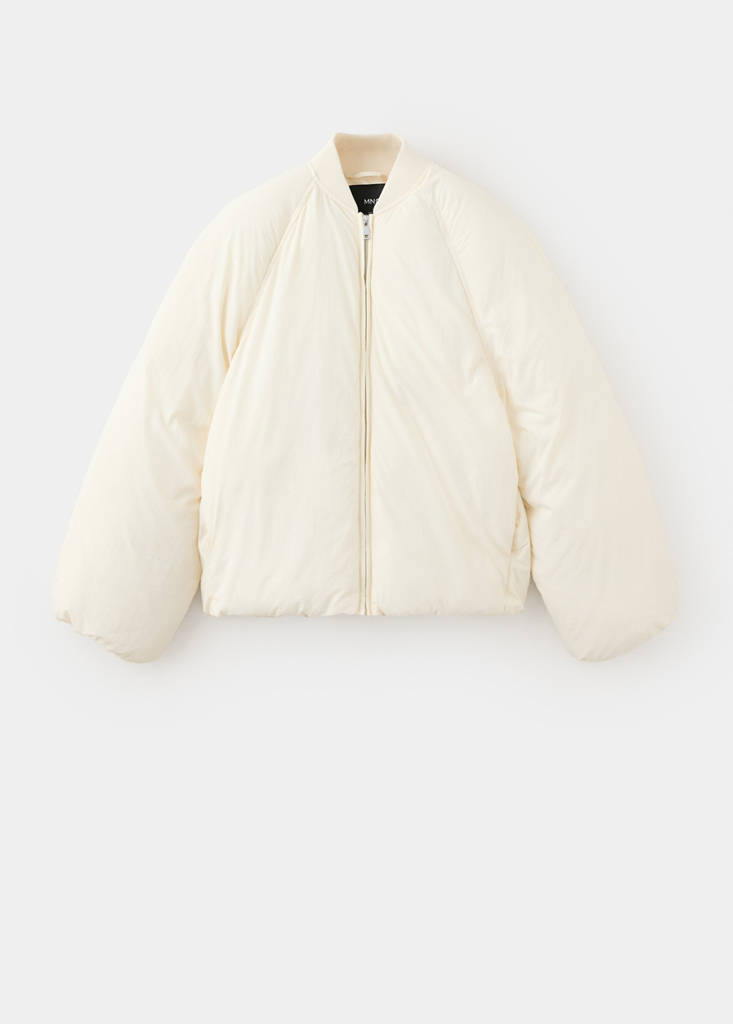 Quilted bomber jacket - thumbnail 4