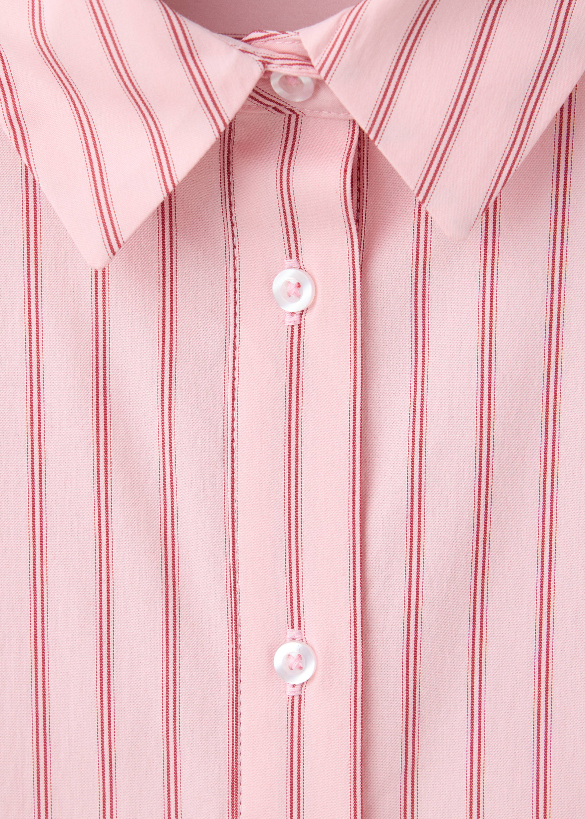 Striped cropped shirt - Details of the article 8