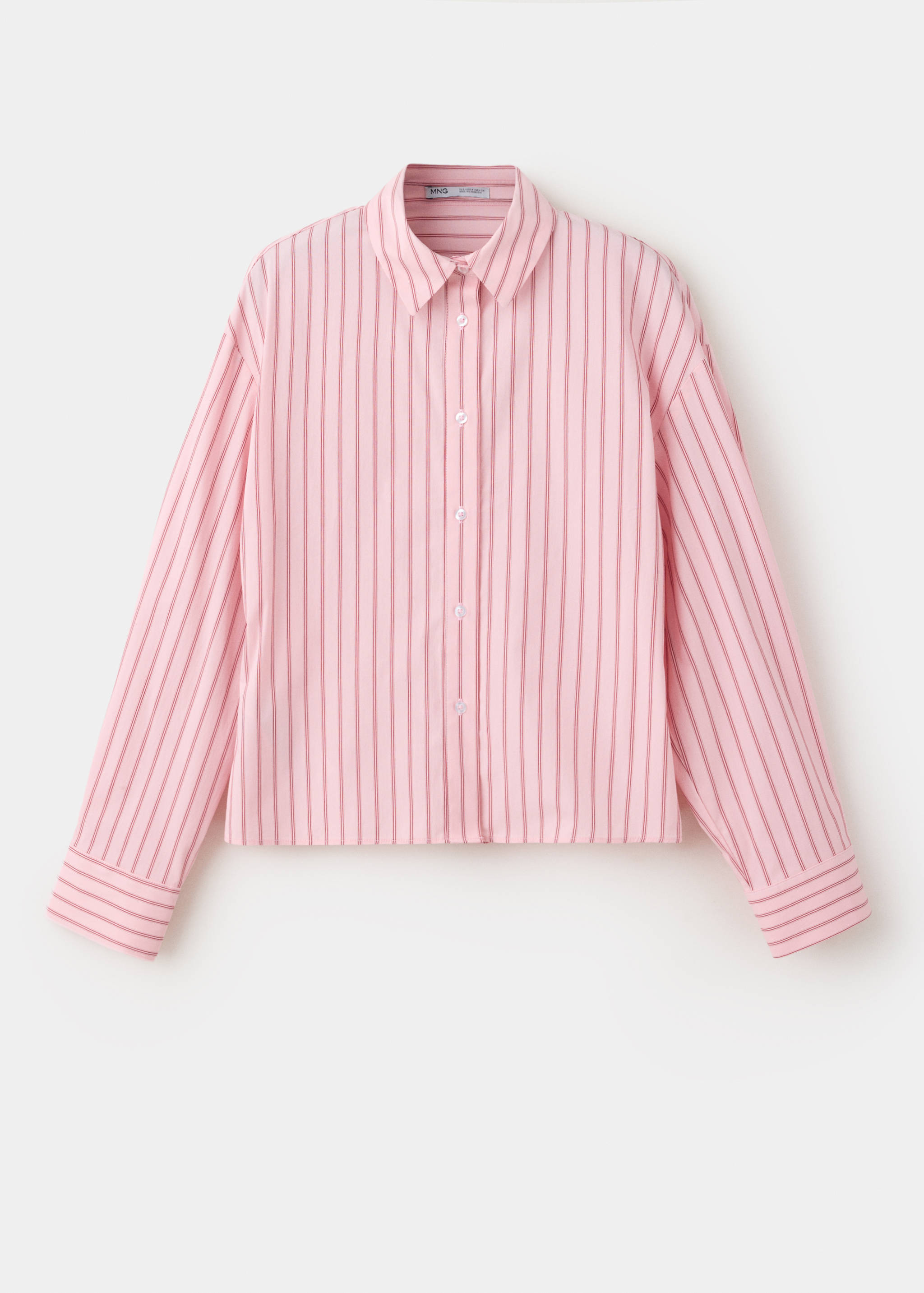 Striped cropped shirt - Article without model