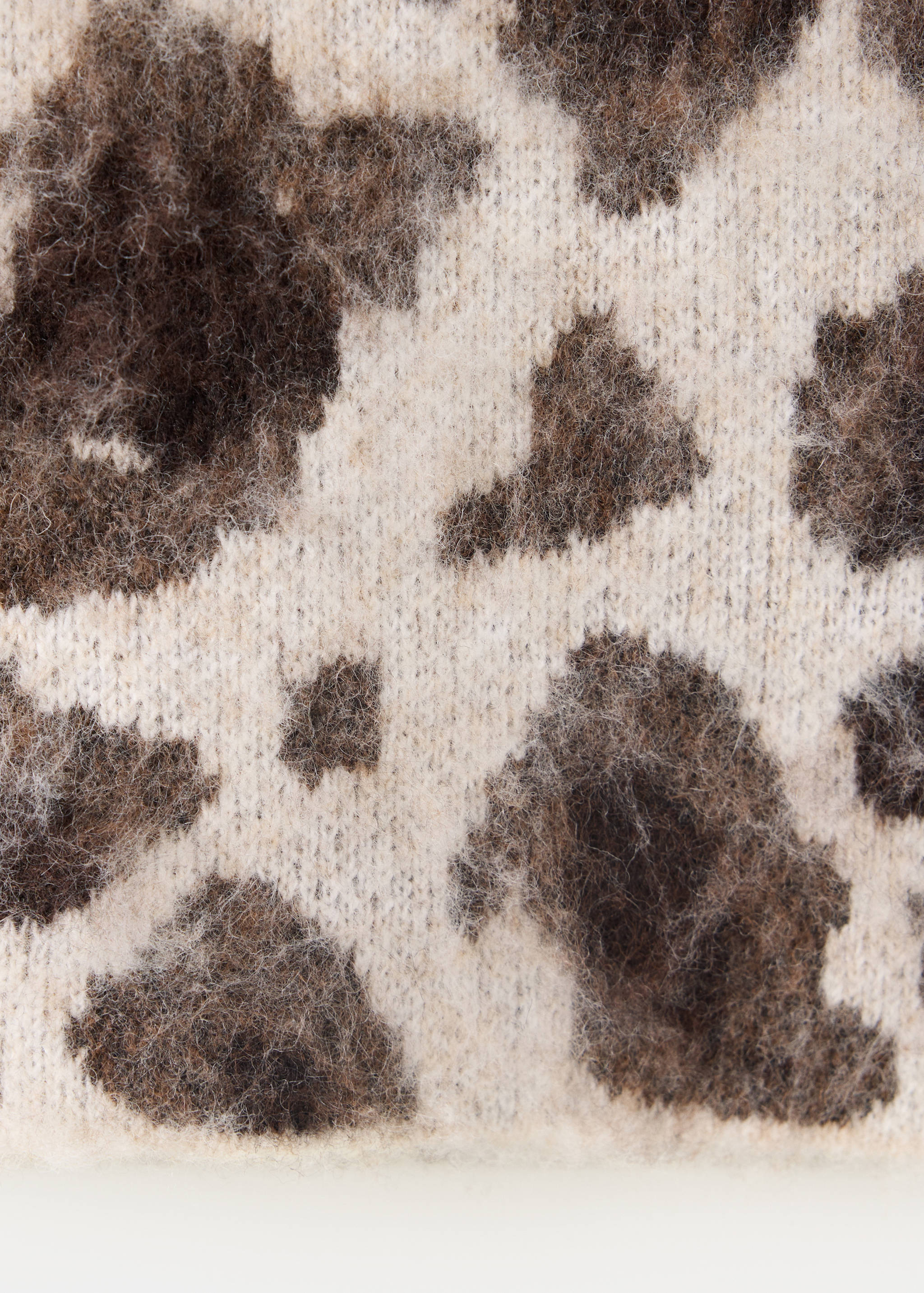 Animal print knit top - Details of the article 0