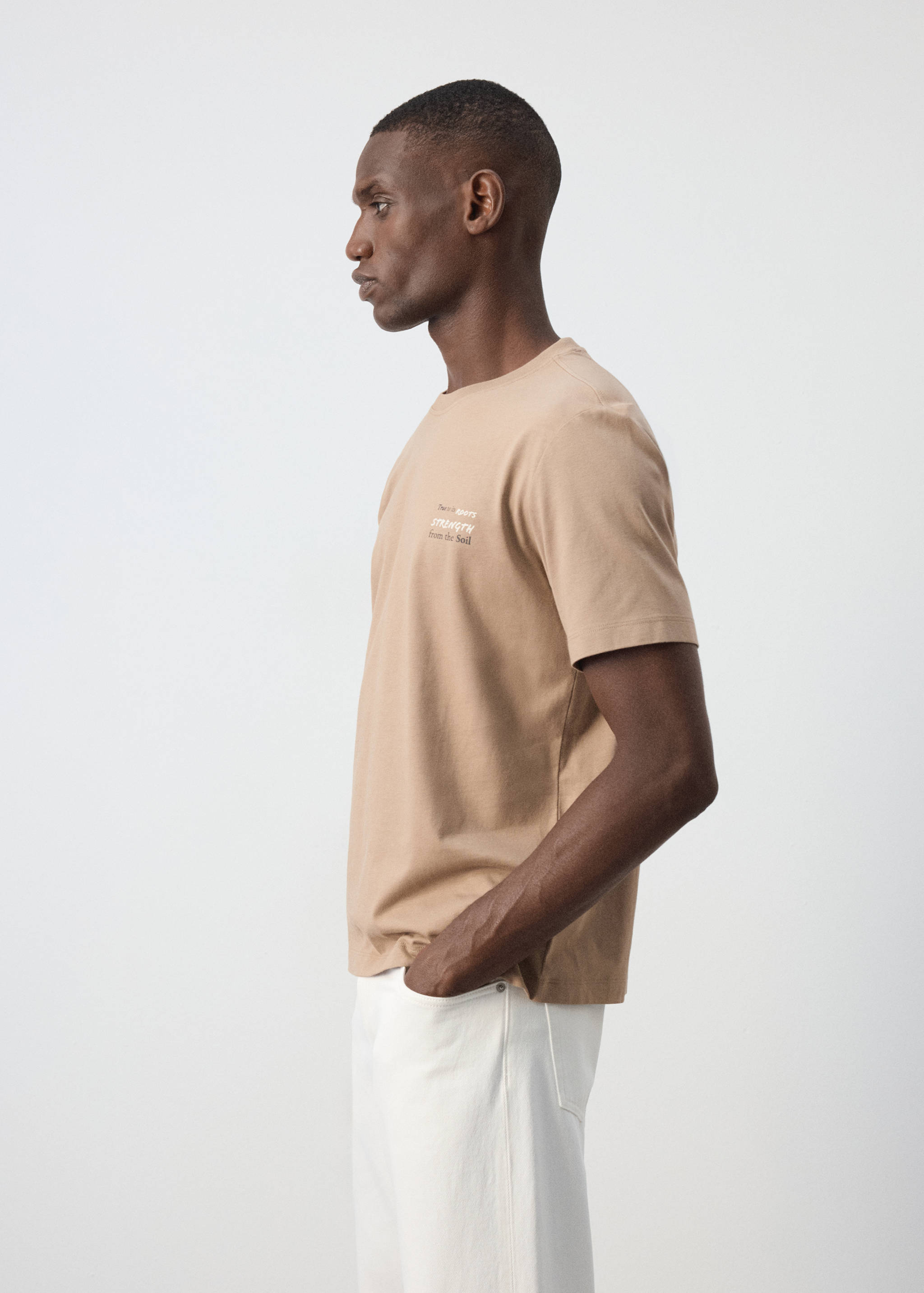 100% cotton printed t-shirt - Details of the article 2