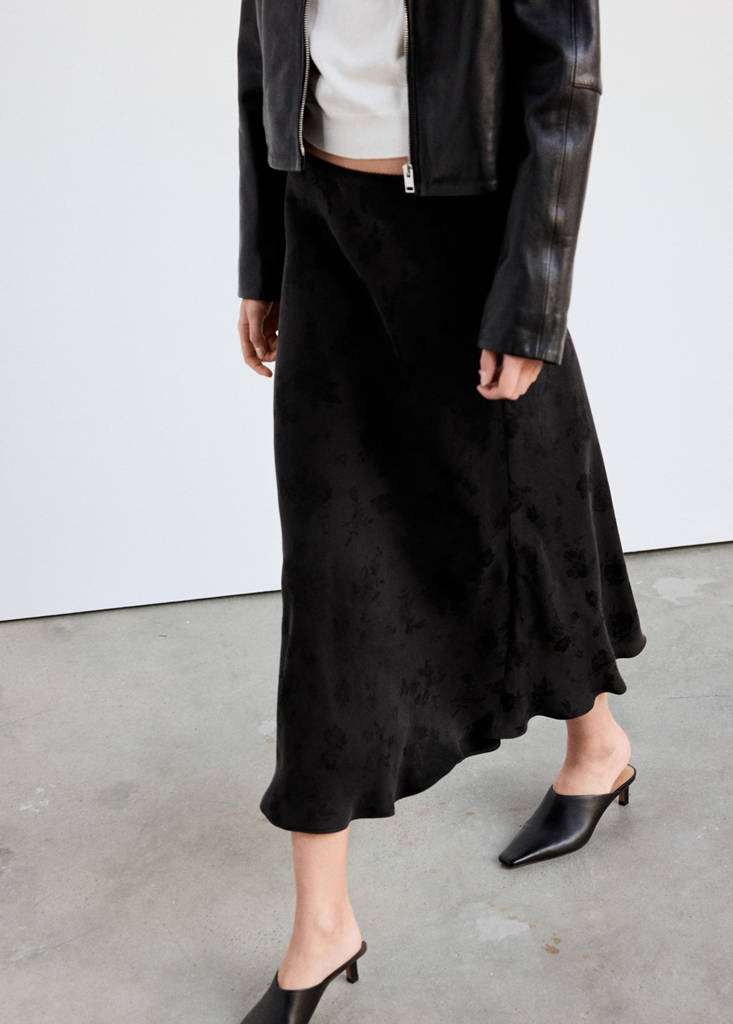 Devoré A-line skirt - thumbnail 5