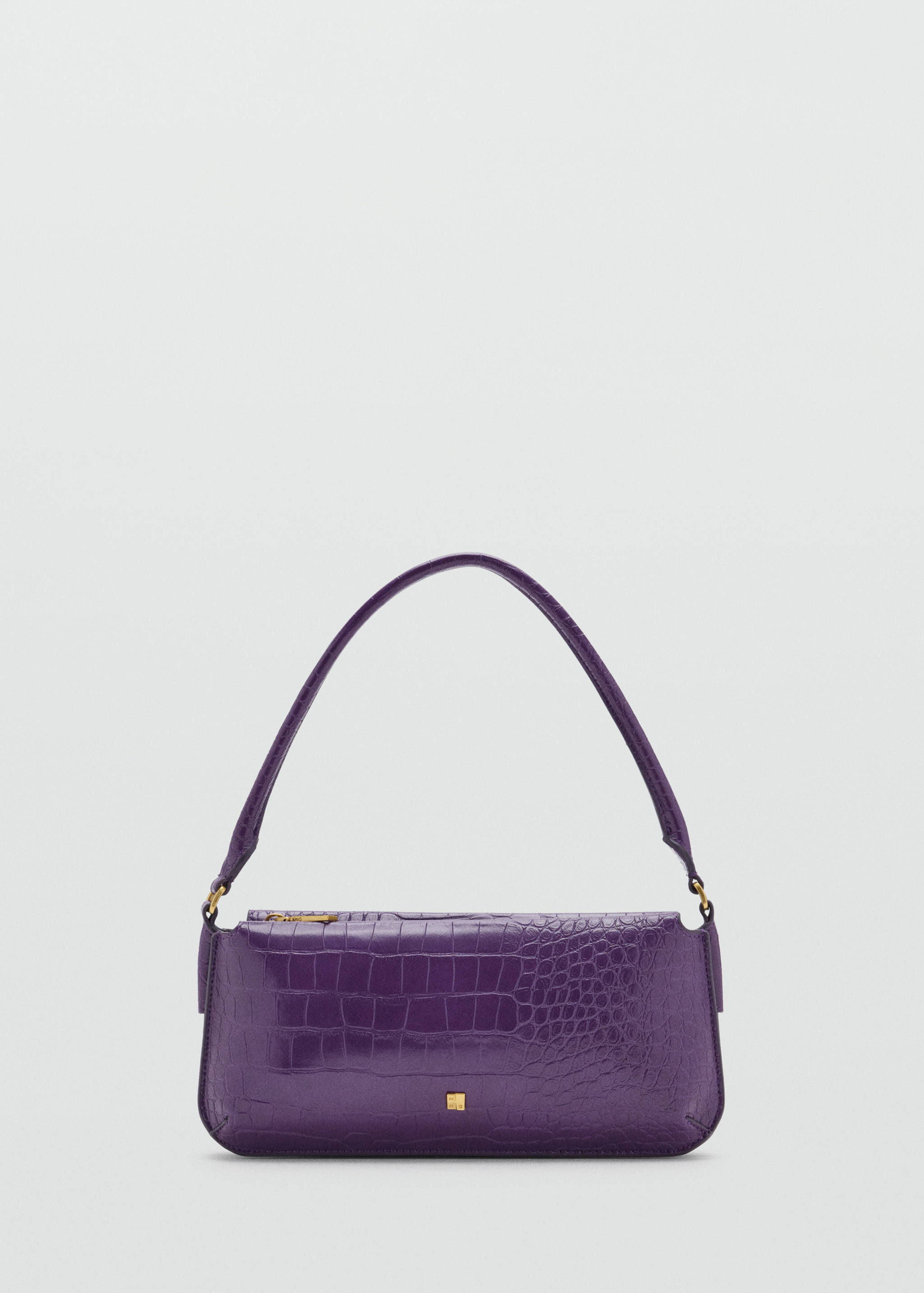 Patent crocodile-effect bag - Article without model