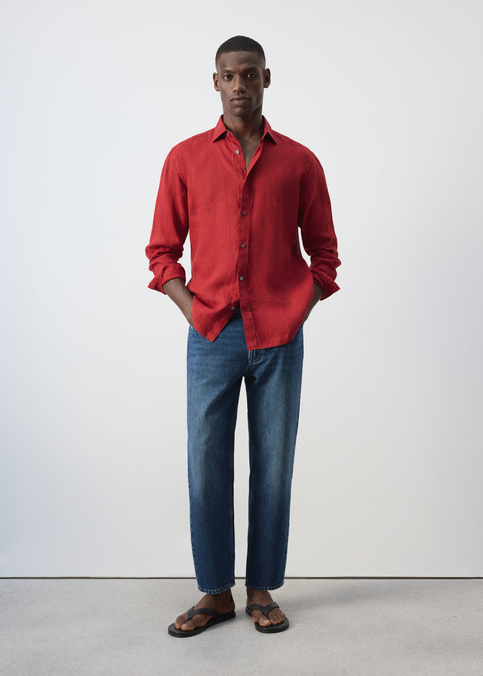 Camisa 100% lli regular fit - Pla general