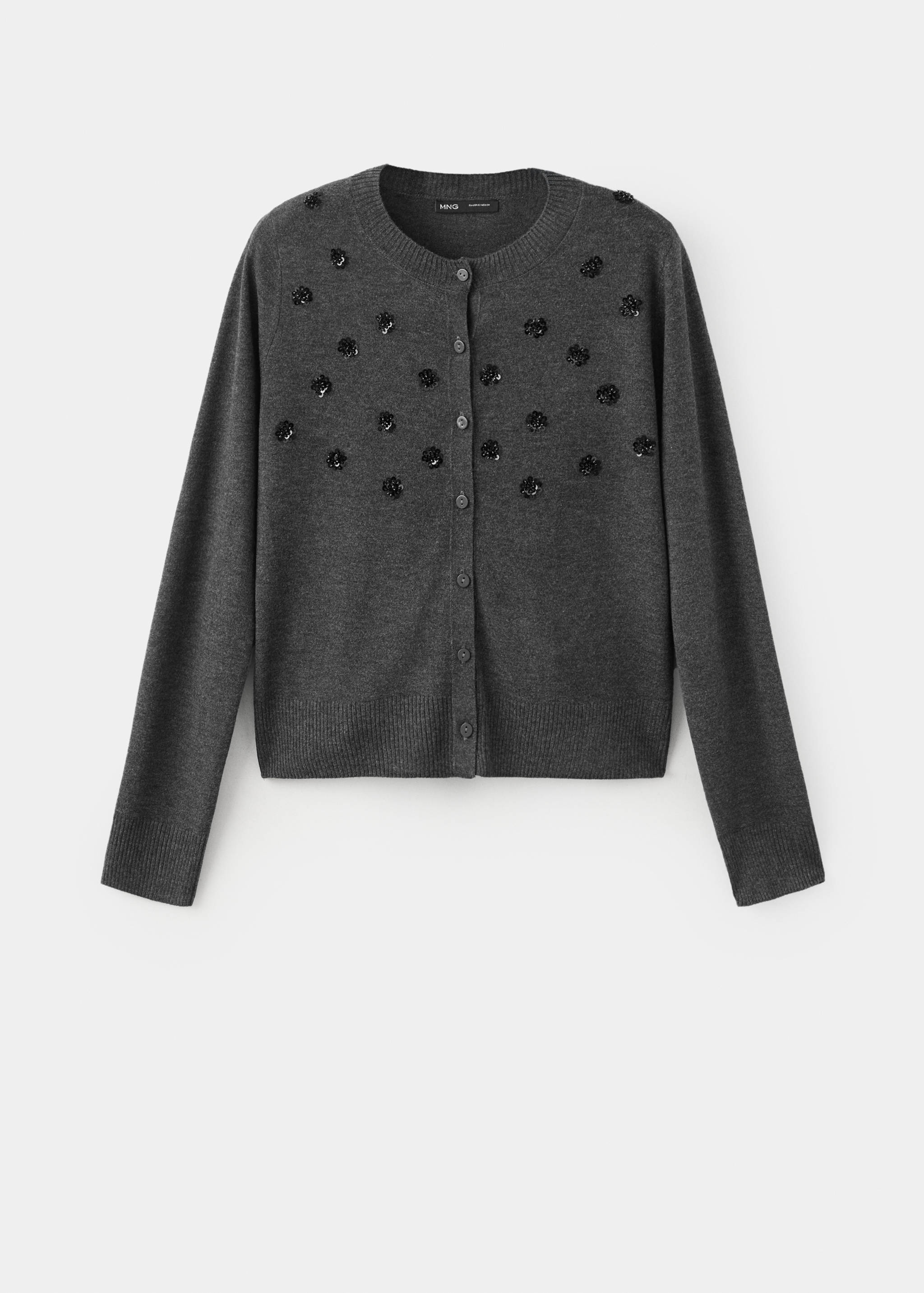 Cardigan en maille détail à sequins - Article sans modèle
