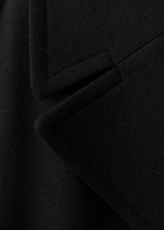 Manteco wool coat with belt — Black 9