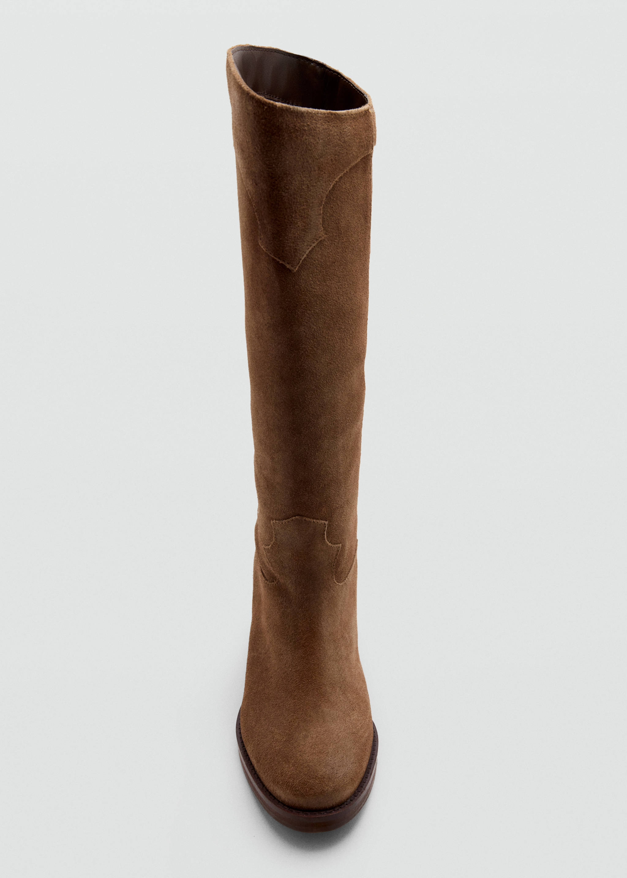Leather boot with visible stitching - Details of the article 2