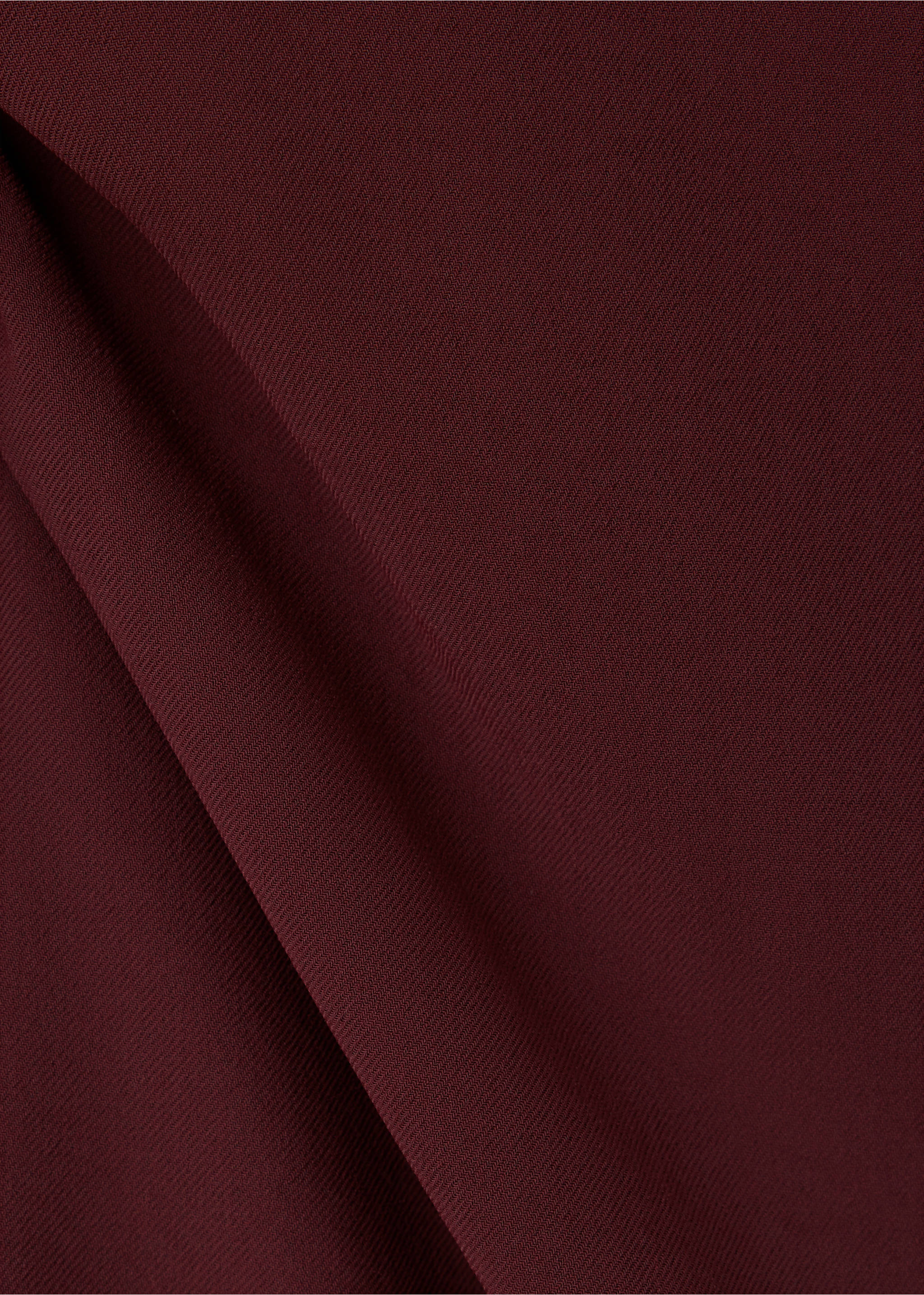 Fitted dress with gathered detail - Details of the article 0, Maroon. Ref: 37087809-00.