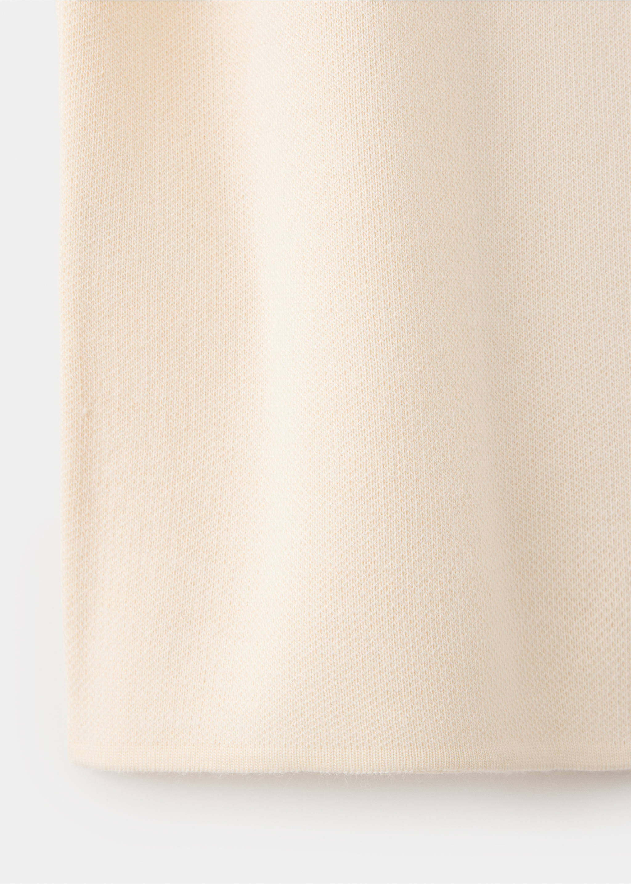 Short fine-knit dress - Details of the article 0, Ecru. Ref: 37087812-00.