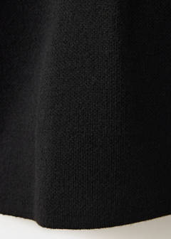 Knitted turtleneck dress — Black 7