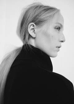 Knitted turtleneck dress — Black 11