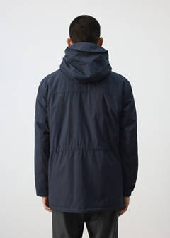 Water-repellent quilted parka — Night Blue 3
