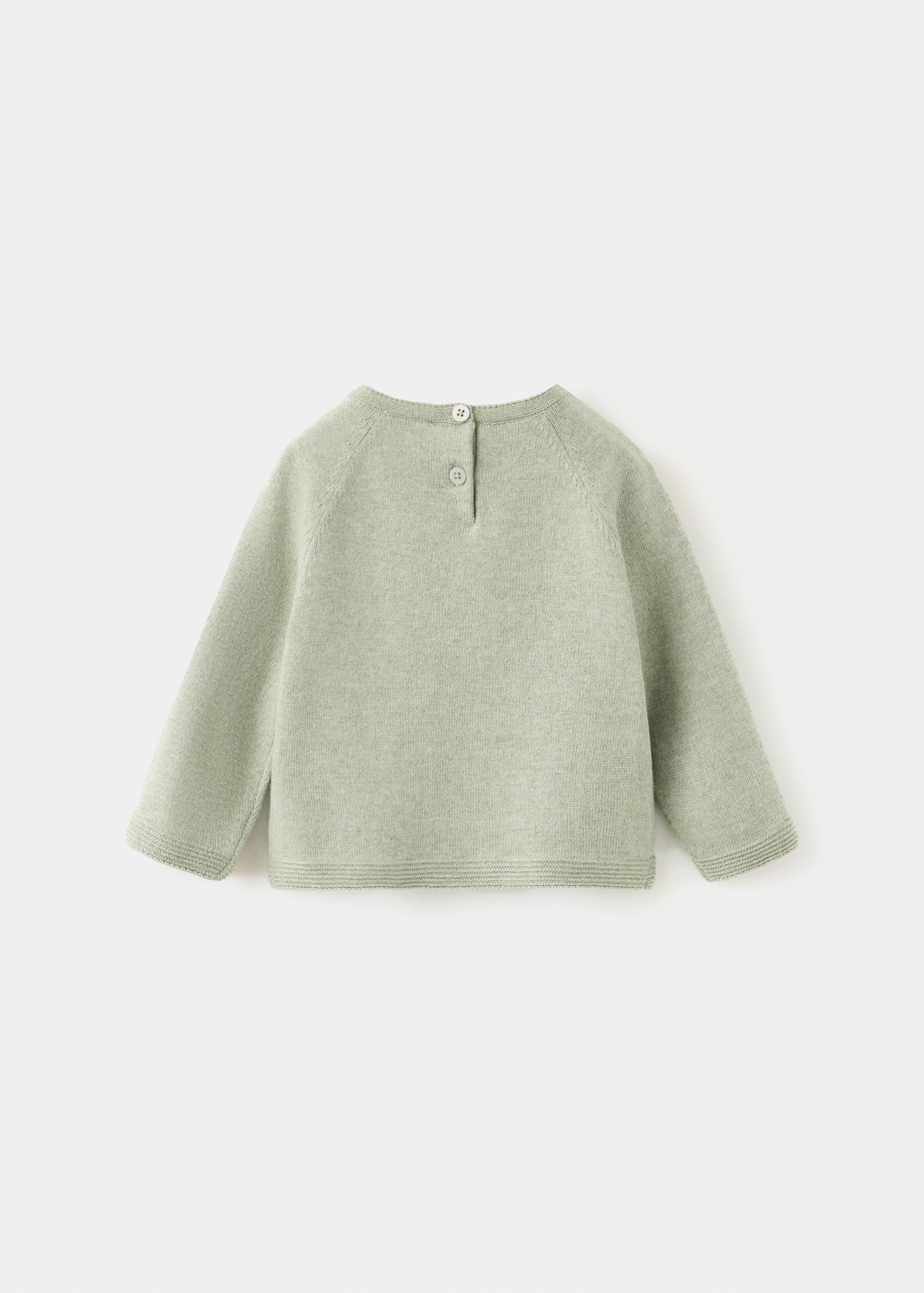 Kangaroo pocket knit sweater - Reverse of the article