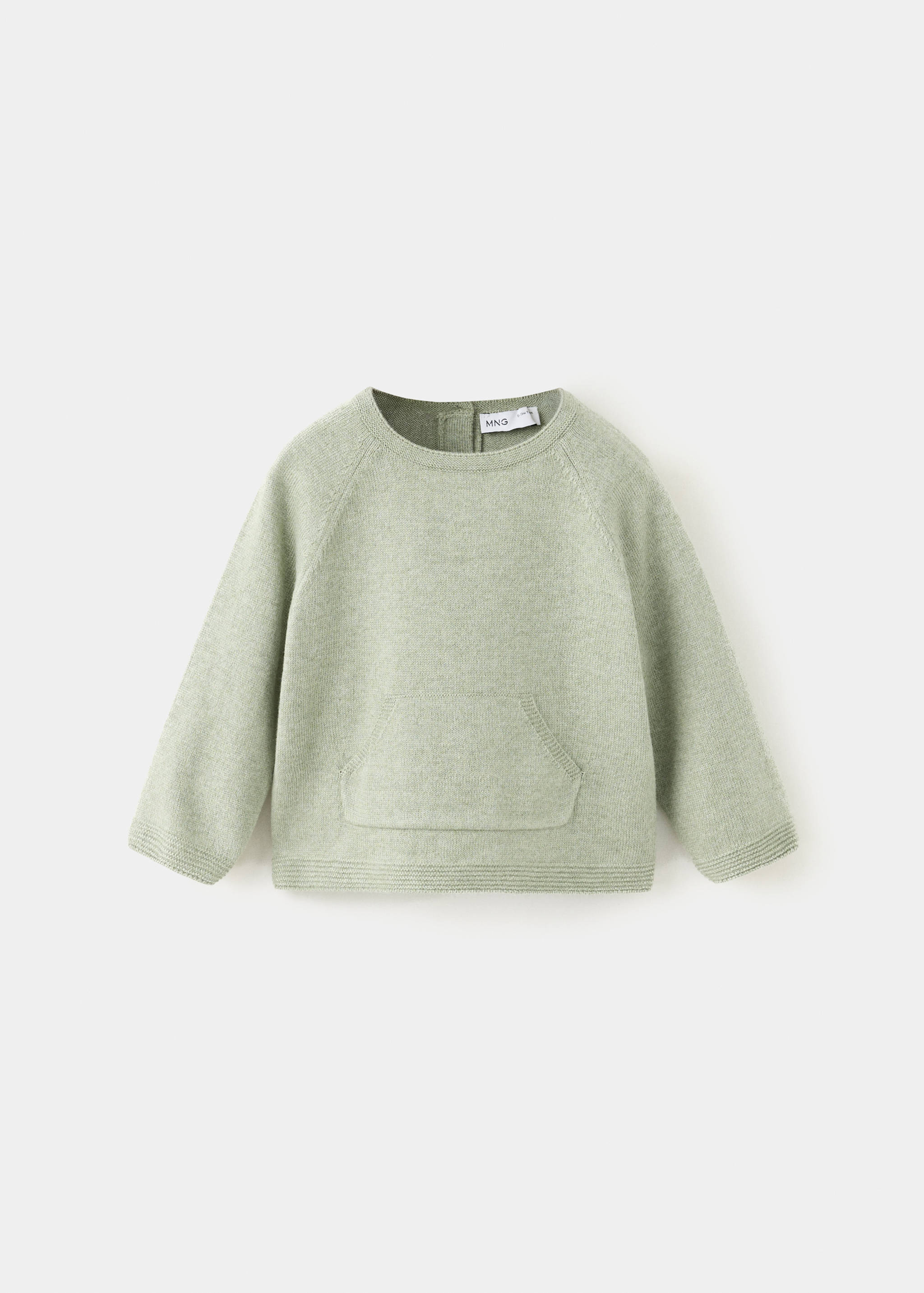 Kangaroo pocket knit sweater - Article without model