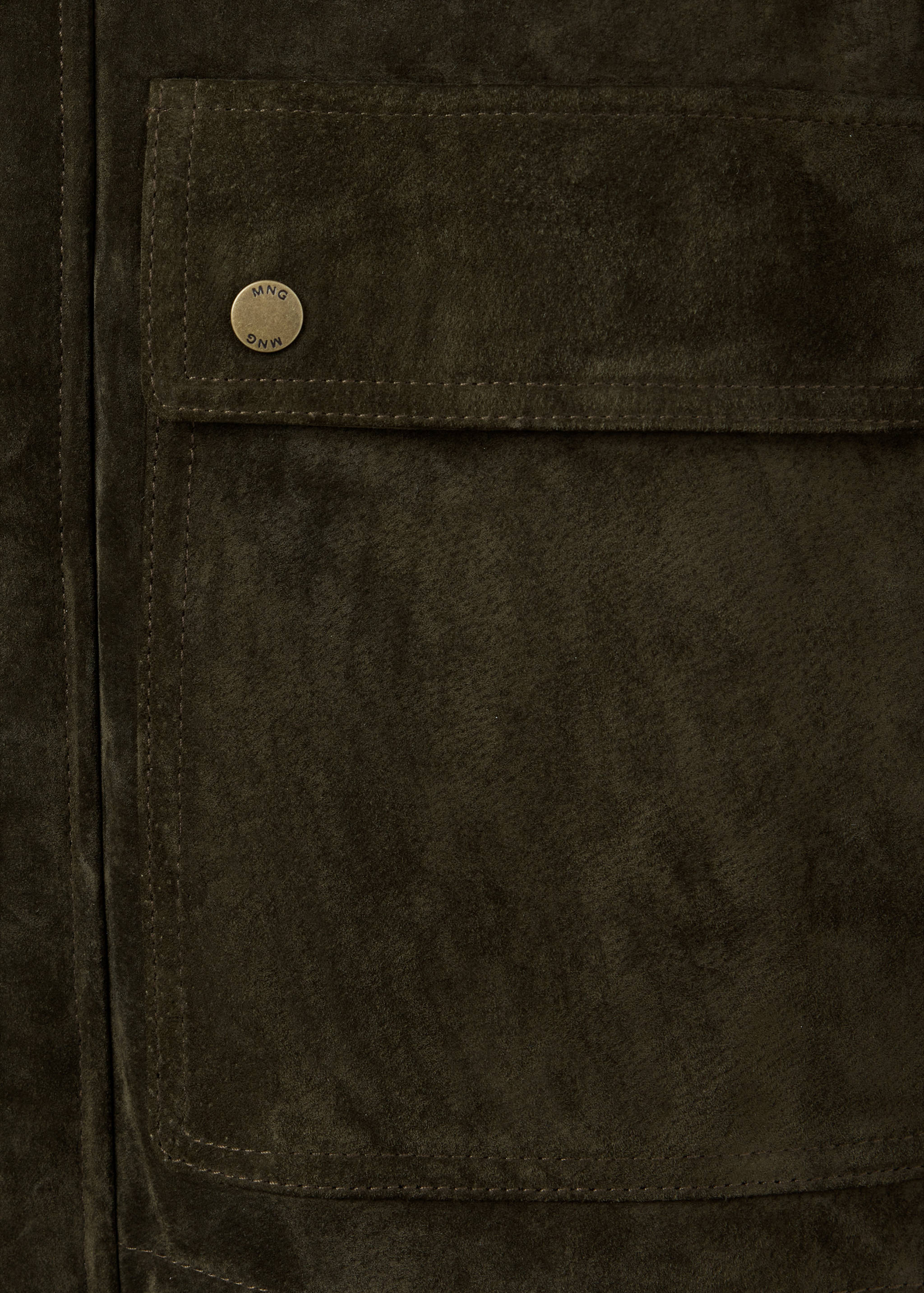 Veste 100 % cuir et daim - Détail de l'article 0