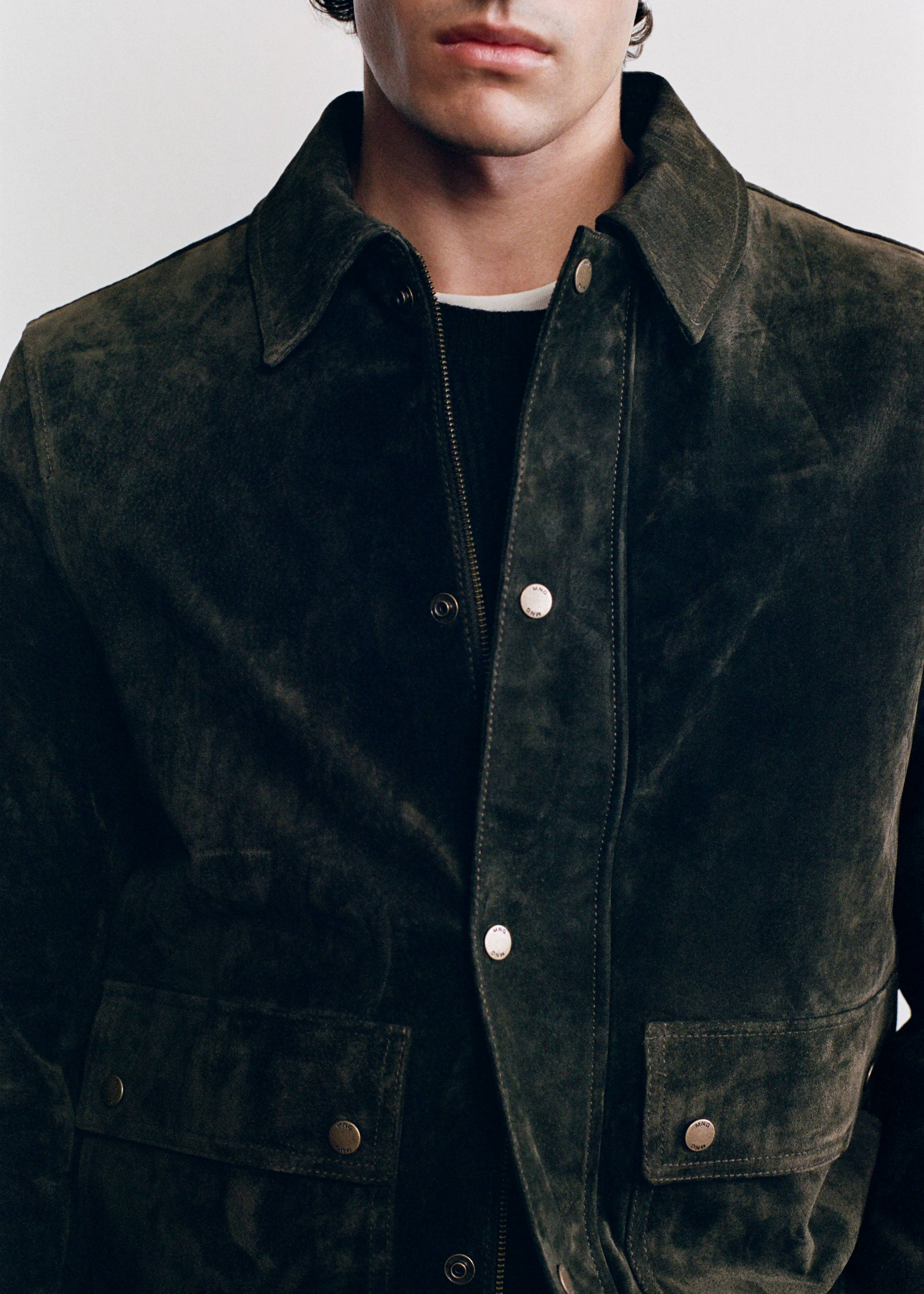 Veste 100 % cuir et daim - Détail de l'article 6