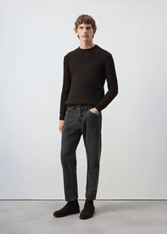 Regular-fit cropped jeans — Open Grey 2