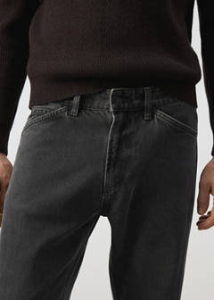 Regular-fit cropped jeans — Open Grey 4