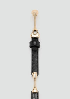 Thin belt with metal buckle — Black 3