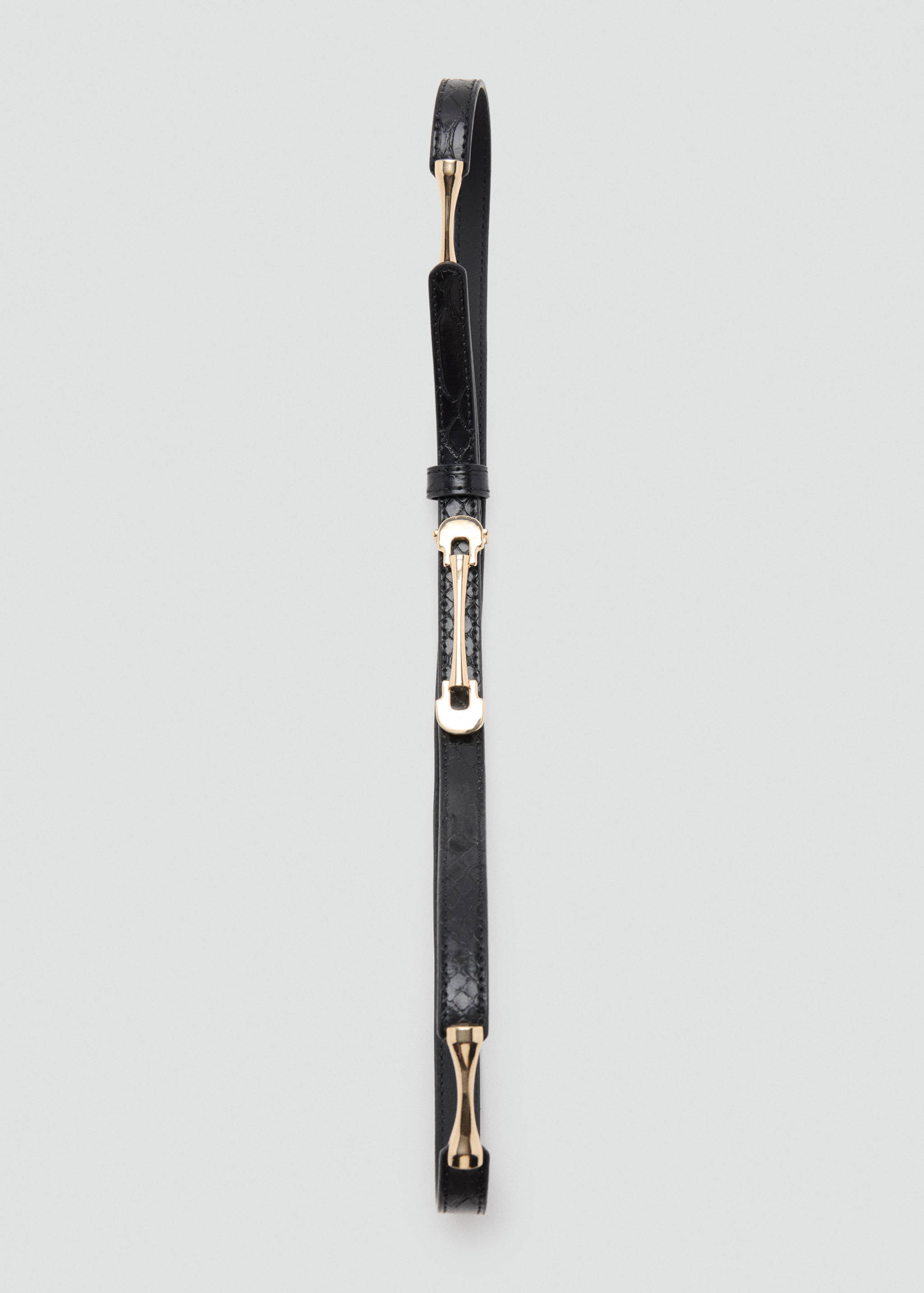 Thin belt with metal buckle - Details of the article 2