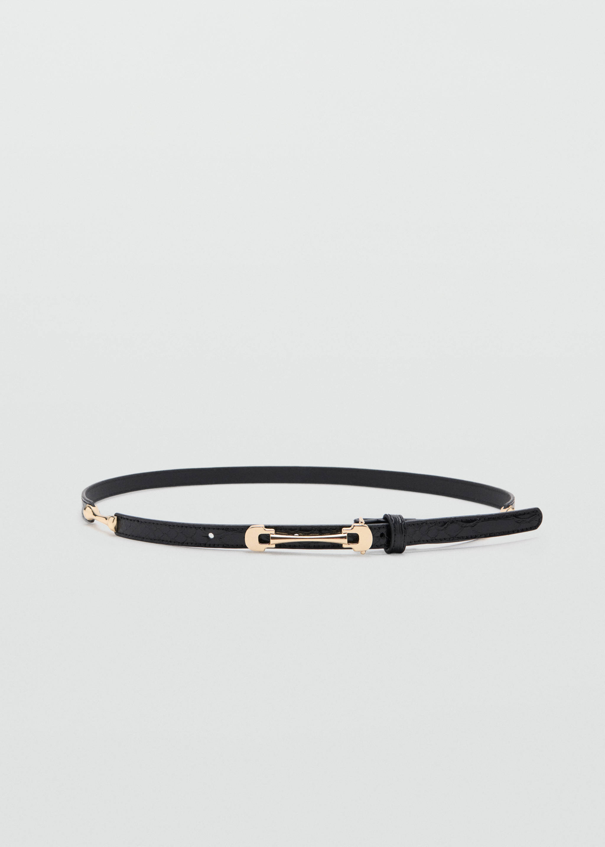 Thin belt with metal buckle - Article without model
