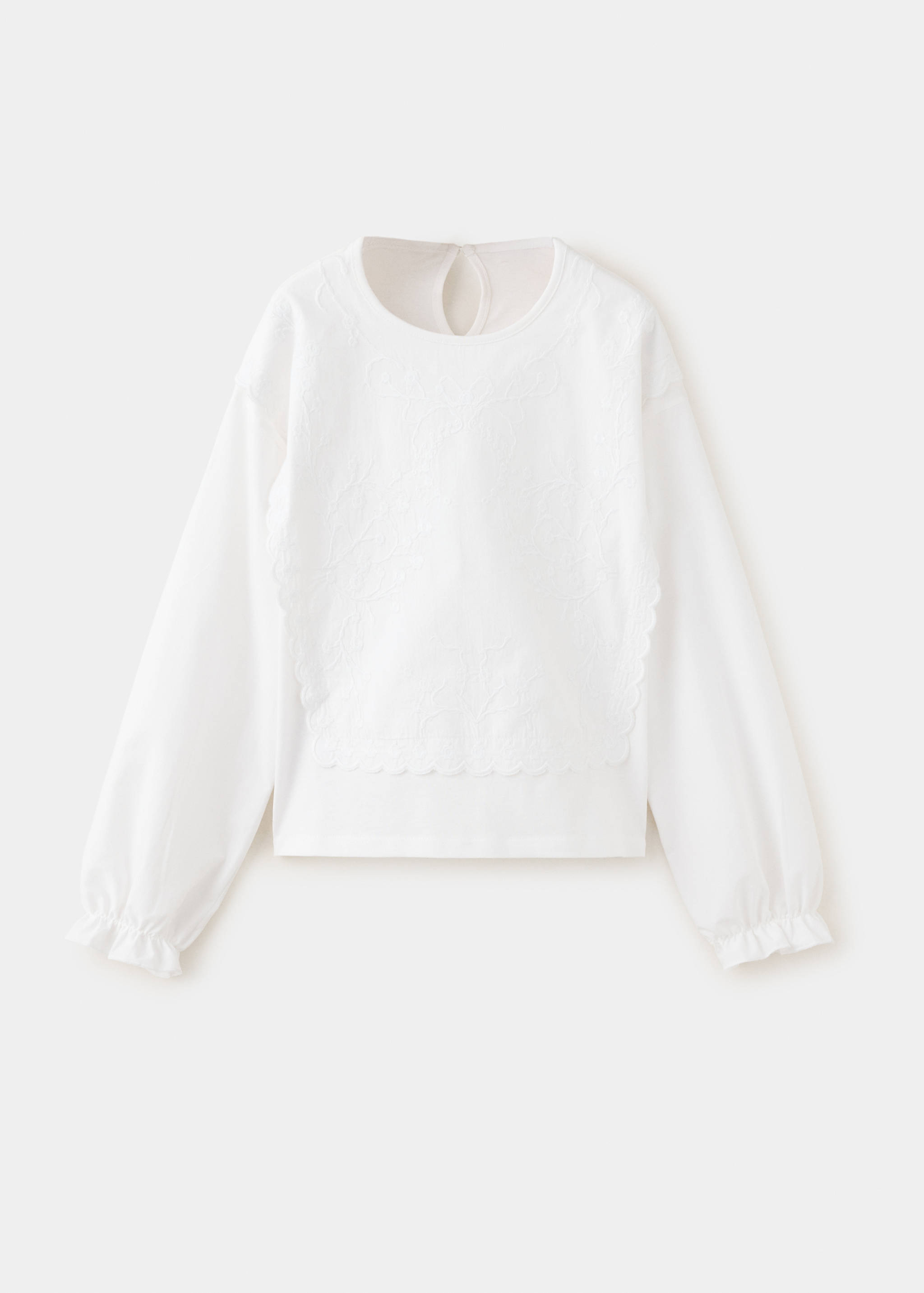 Embroidered detail T-shirt - Article without model