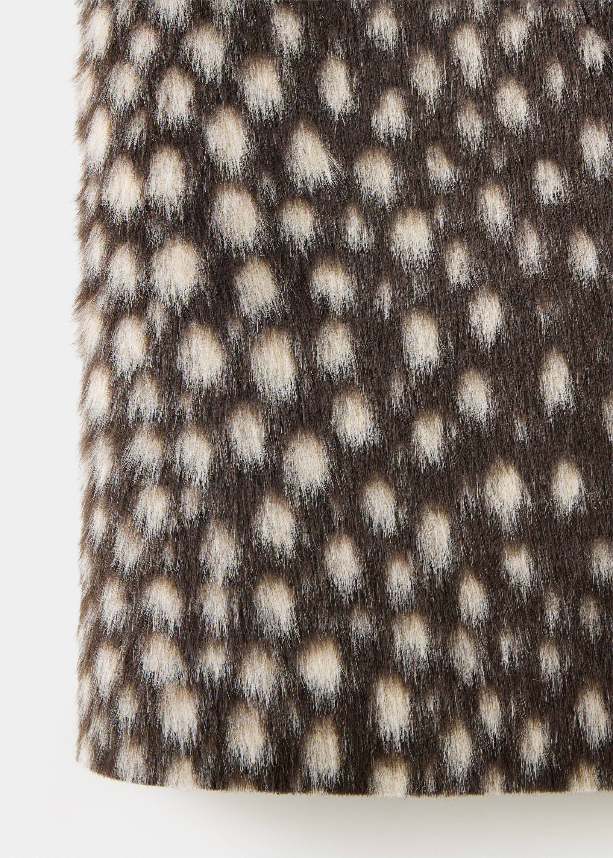 Bambi skirt with brushed finish - Details of the article 0, Brown. Ref: 37087913-00.