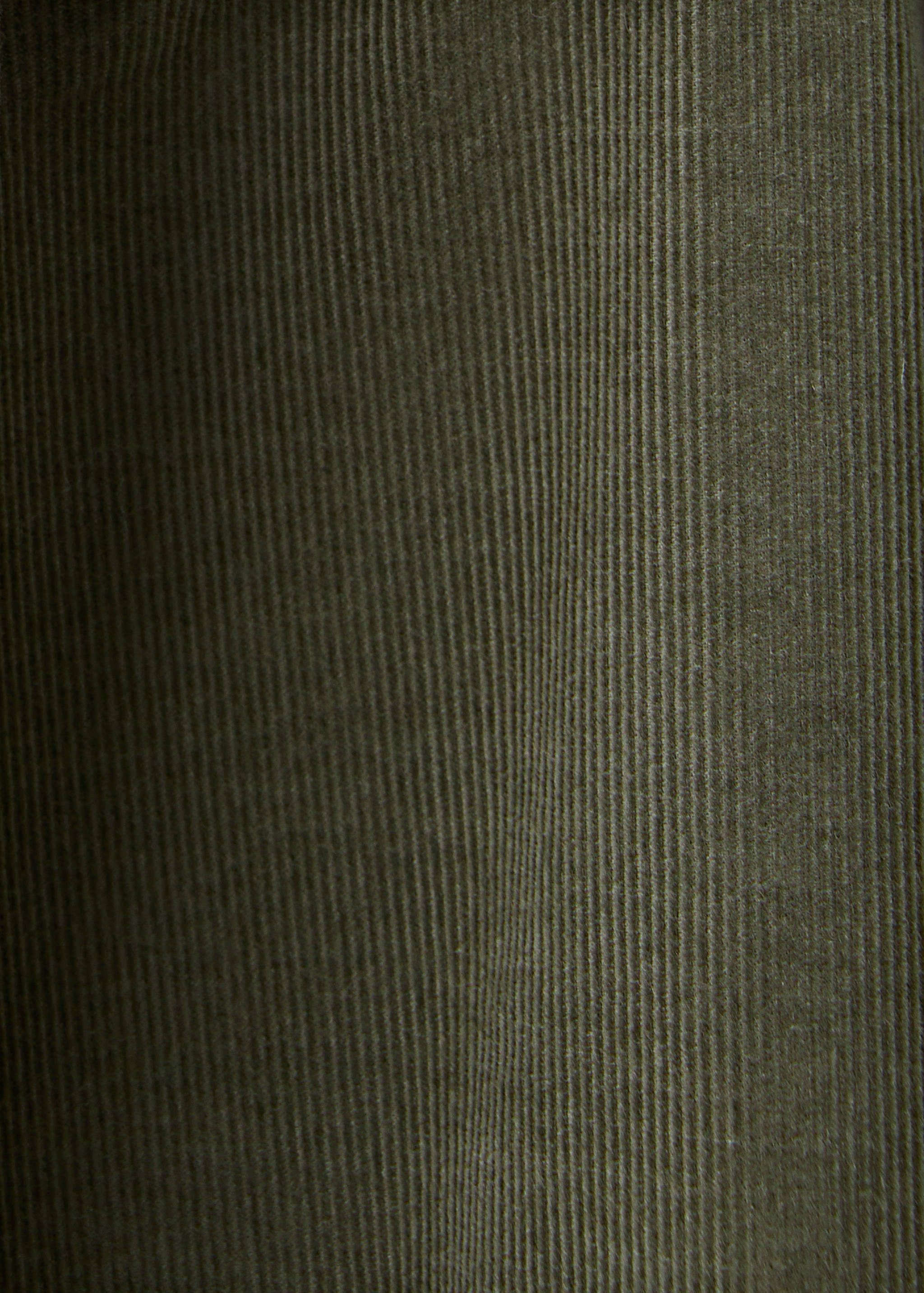 Corduroy dress with ruffle detail - Details of the article 0