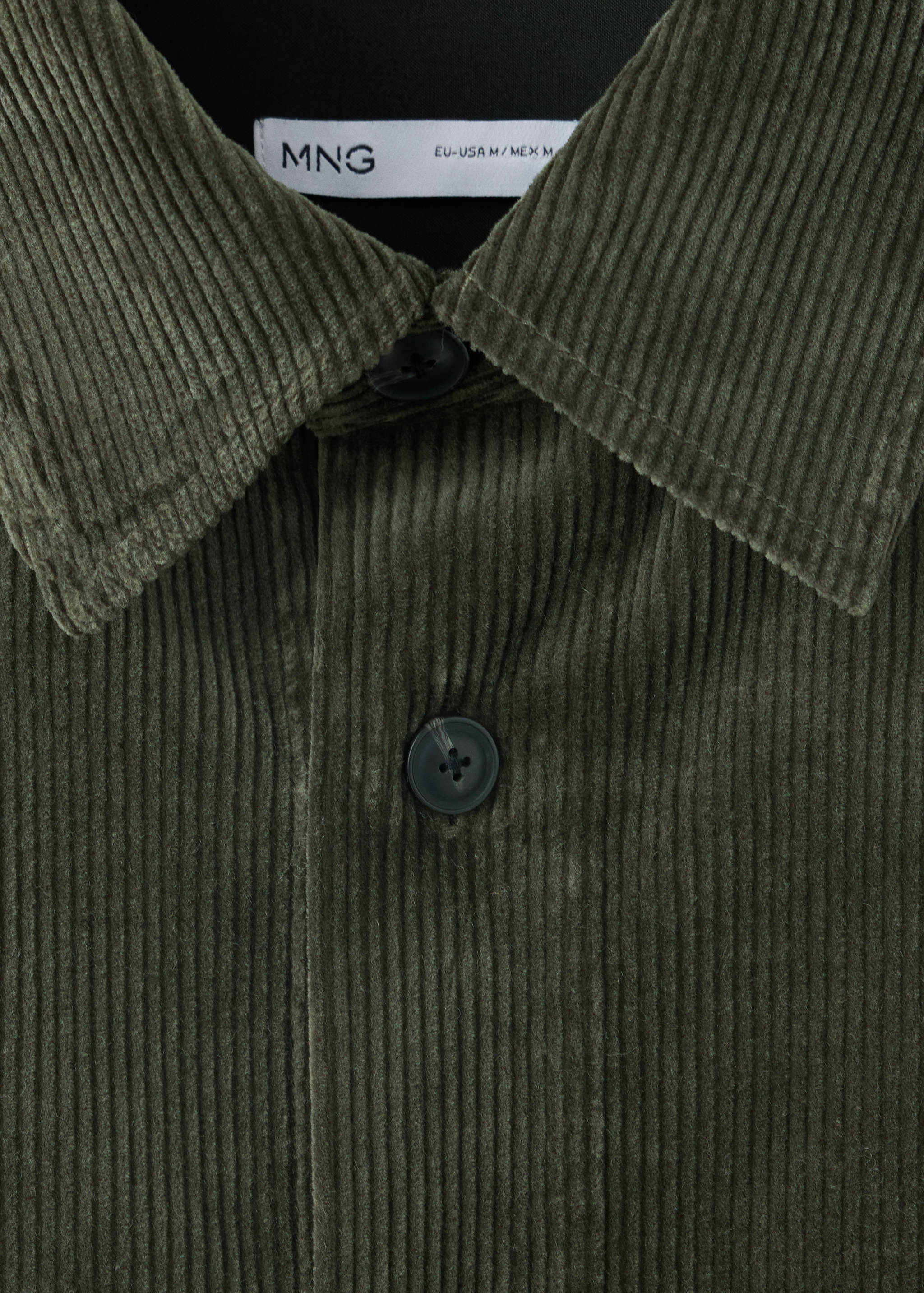 Corduroy overshirt with pockets - Details of the article 8