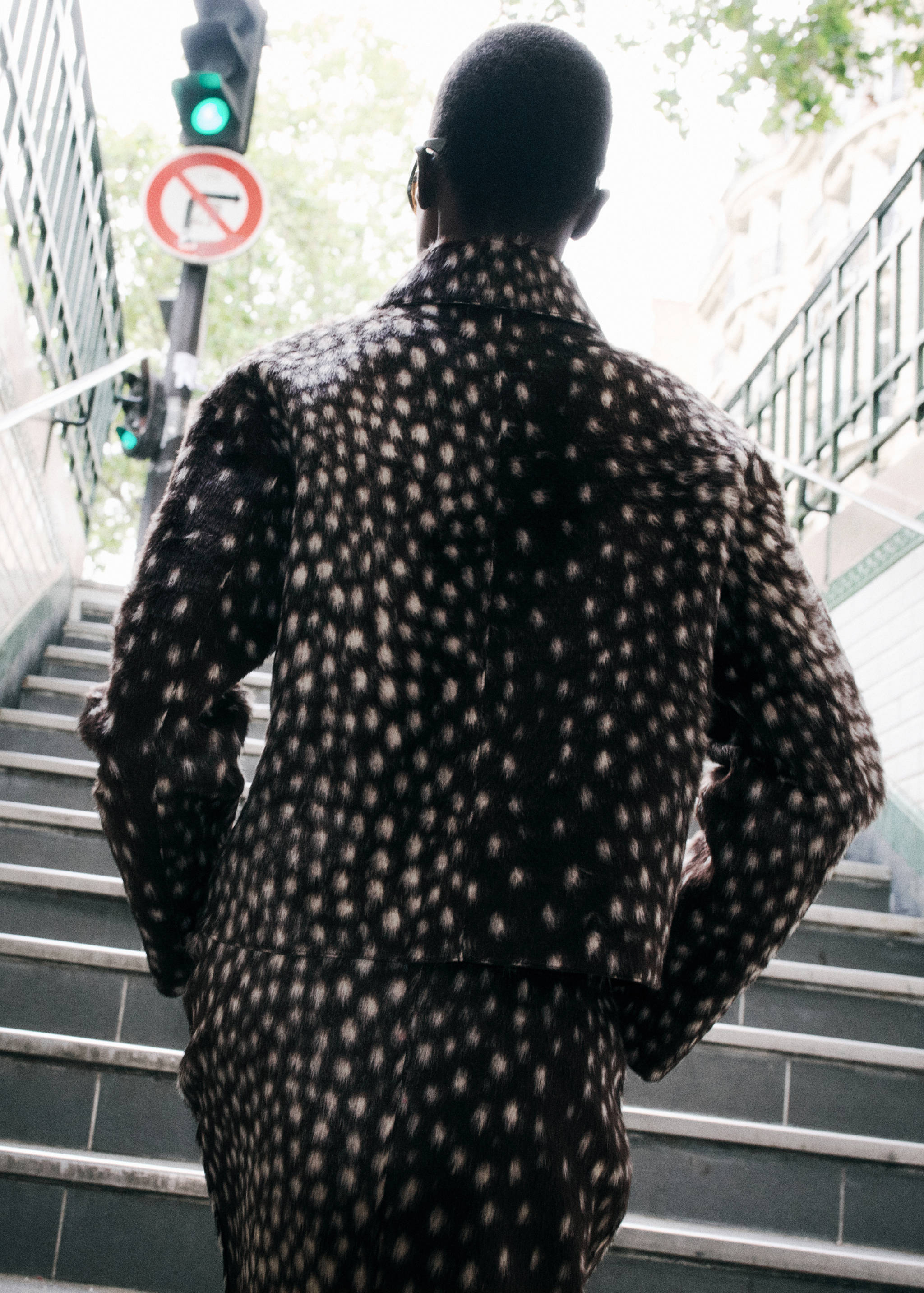 Veste Bambi finition brossée - Verso de l’article