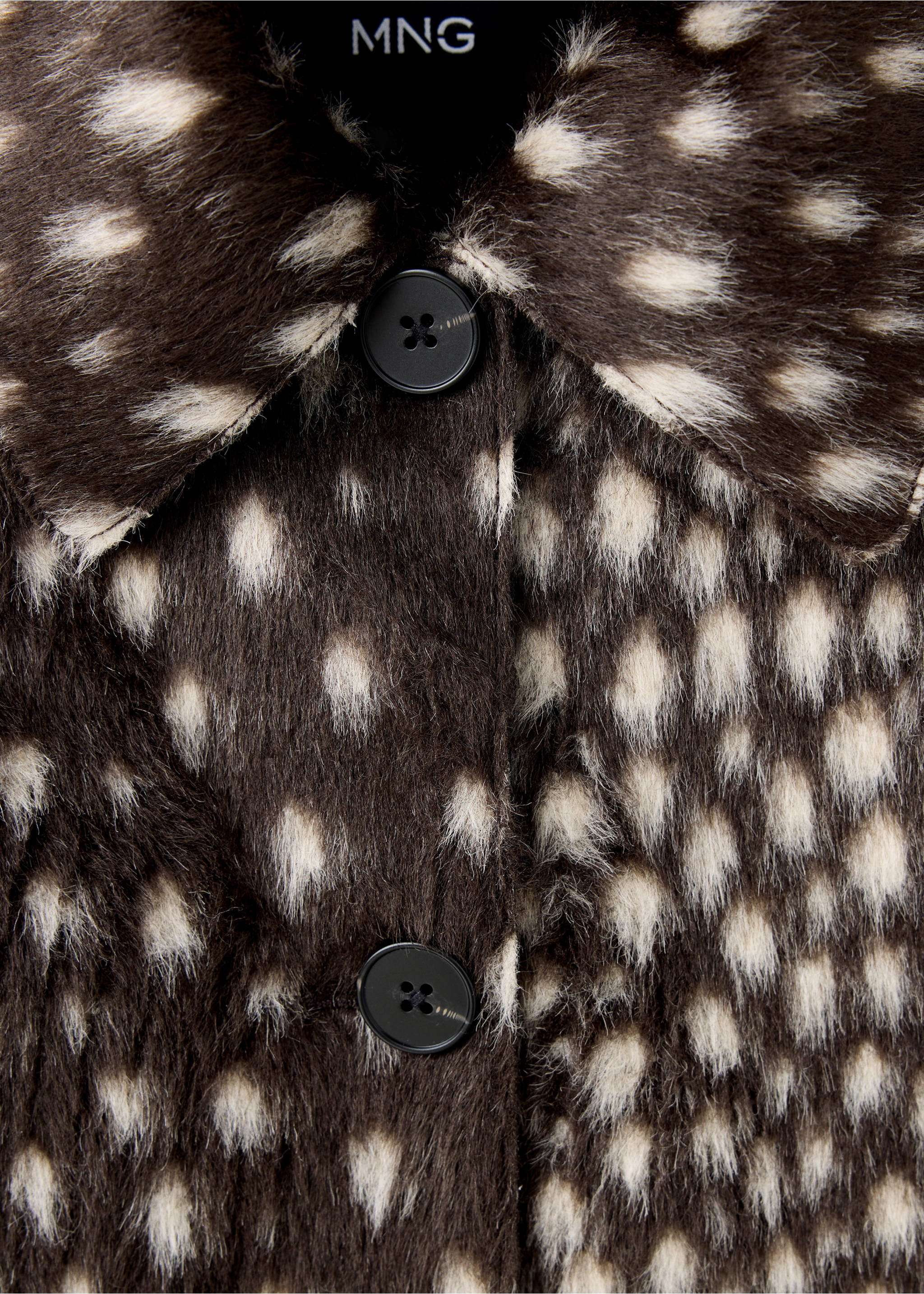 Veste Bambi finition brossée - Détail de l'article 8, Chocolat. Ref: 37087921-00.