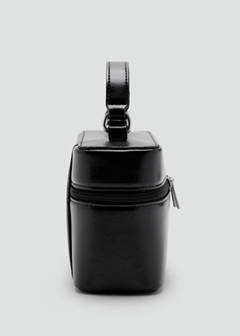 Structured faux leather bag — Black 5