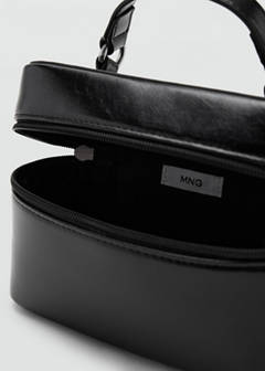 Structured faux leather bag — Black 6