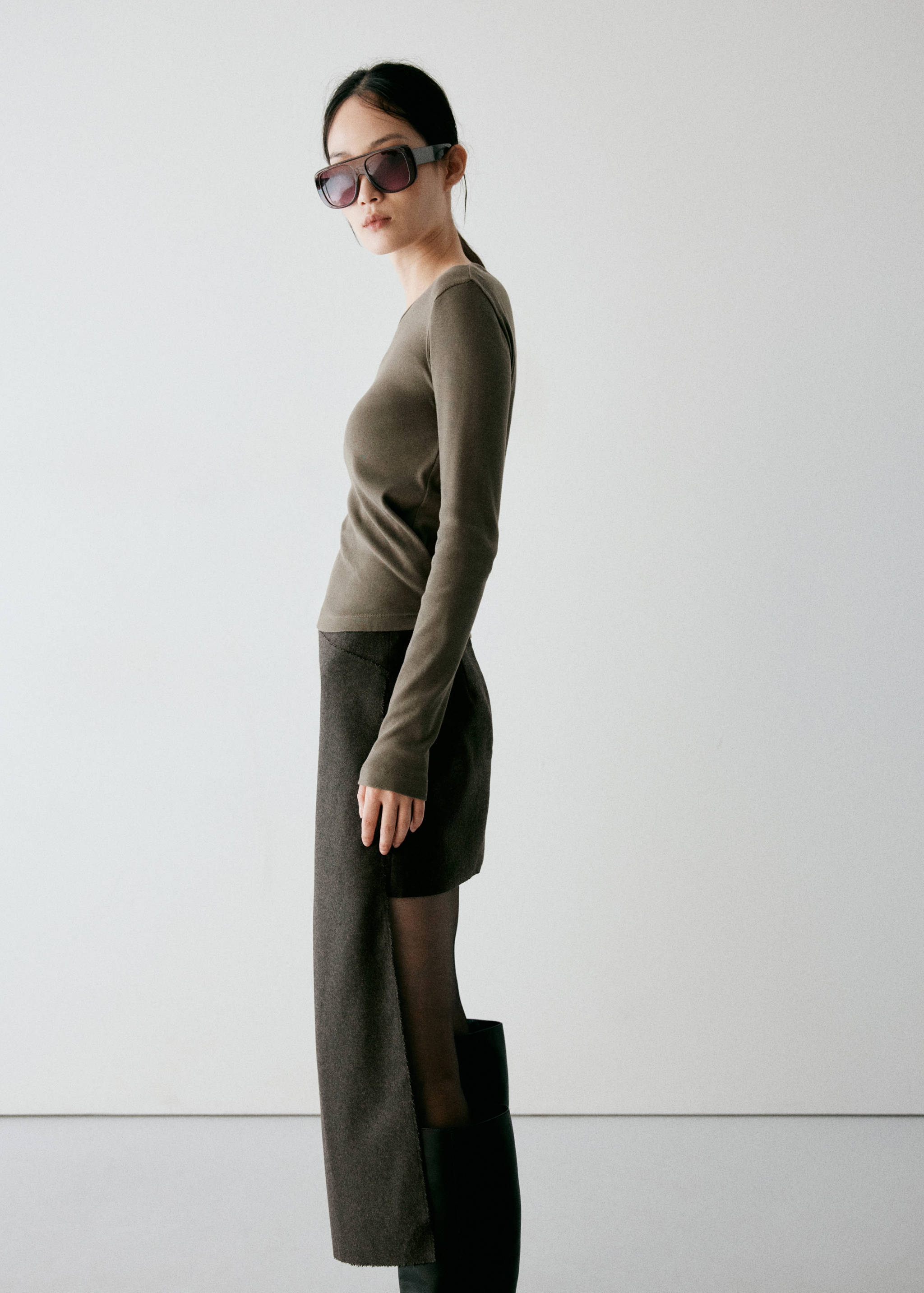 Asymmetrical skirt - Medium plane