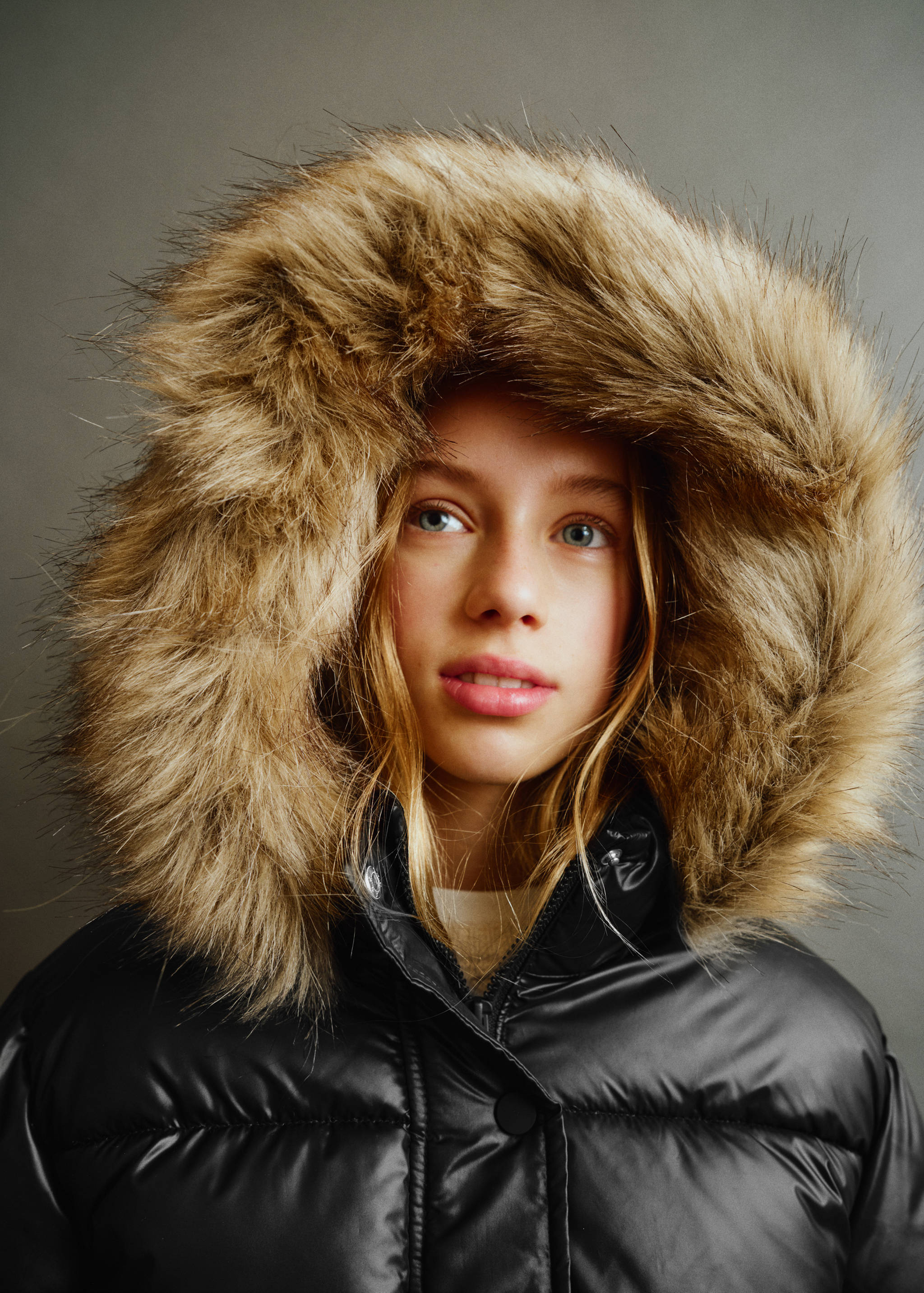 Shiny quilted anorak - Details of the article 1